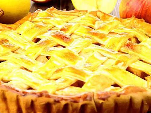 Рецепт Простой и быстрый творожный пирог с яблоками