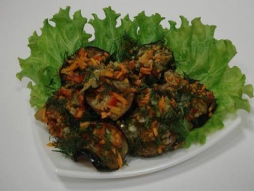 Салат из баклажанов по-корейски